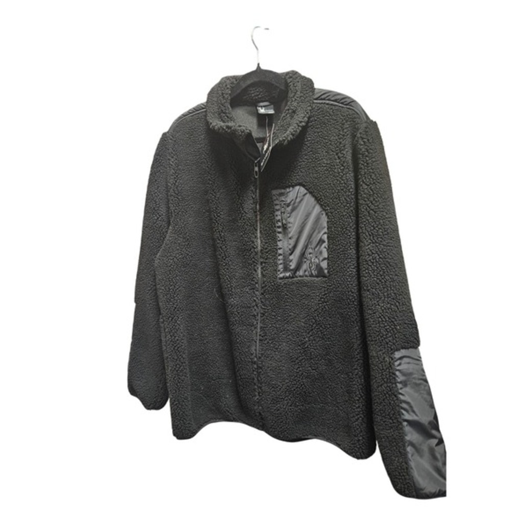 NEW Men's Spyder Fleece‎ Jacket Black Size XL (5864)